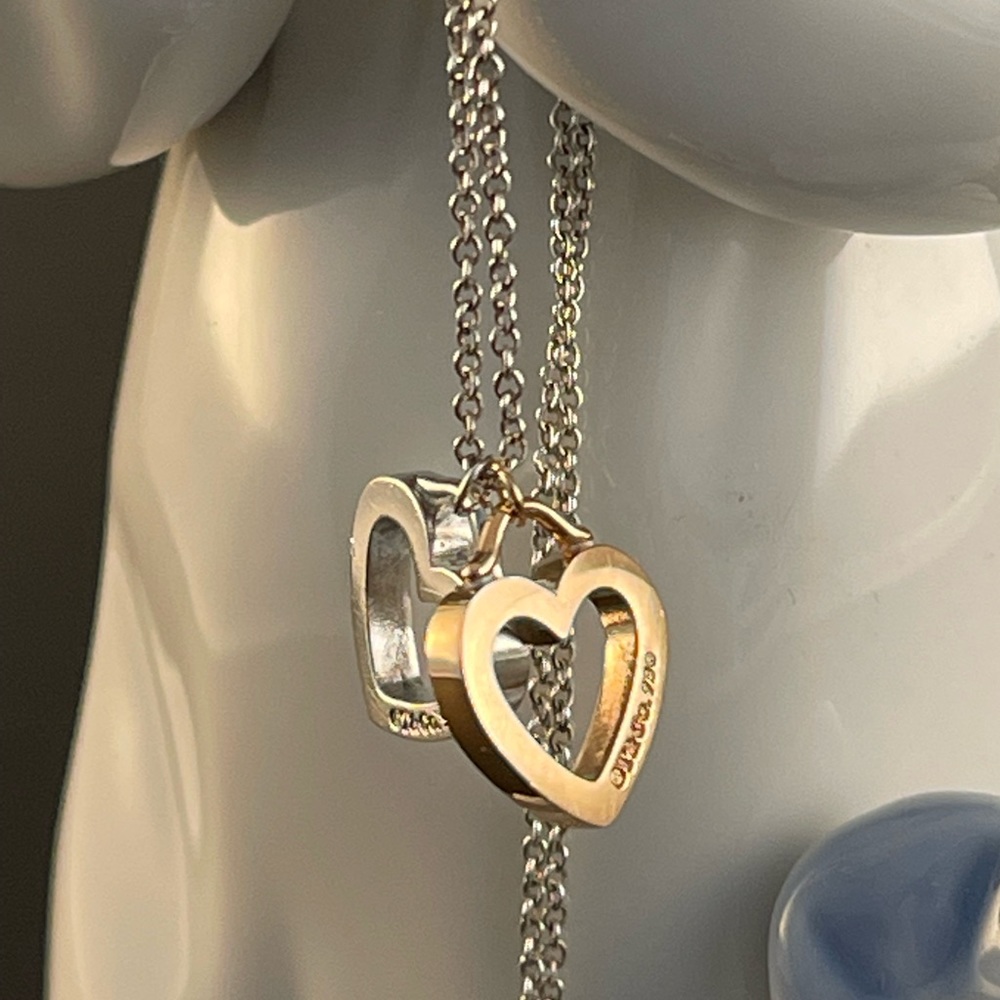 Tiffany & Co. double heart necklace - Picture 13 of 16
